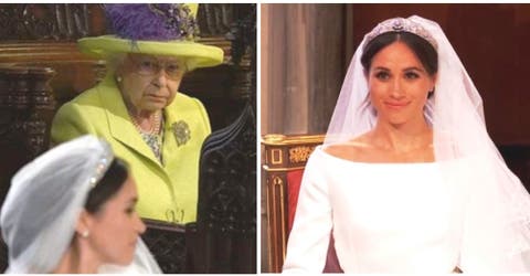 El gesto de la reina Isabel hacia Meghan en la ceremonia del que todo el mundo habla