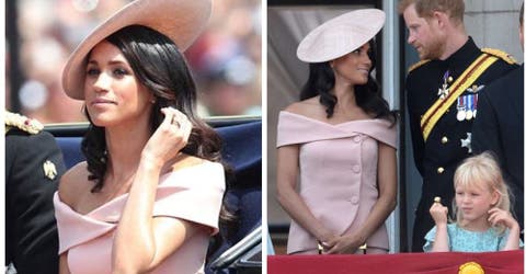 Sale a la luz cómo Harry tranquilizó los nervios de Meghan en el desfile en honor a la reina