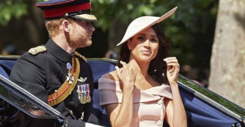 Meghan Markle rompe el protocolo de la familia real en el desfile en honor a la reina Isabel