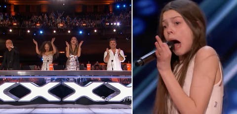 La impecable actuación de una niña de 13 años deja perplejo al jurado de America’s Got Talent