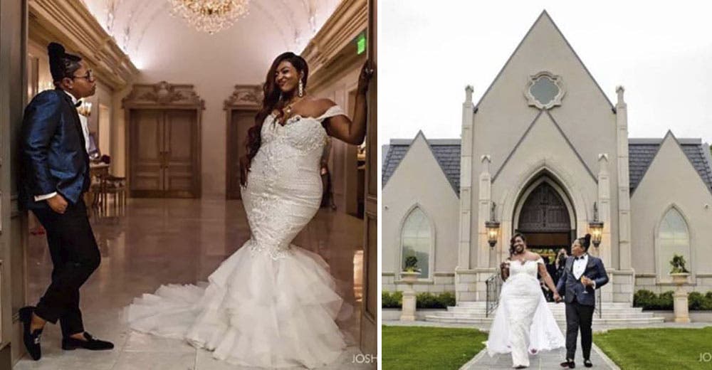 En esta boda las damas de honor fueron las protagonistas por su sorpresivo atuendo En esta boda las damas de honor fueron las protagonistas por su sorpresivo atuendo