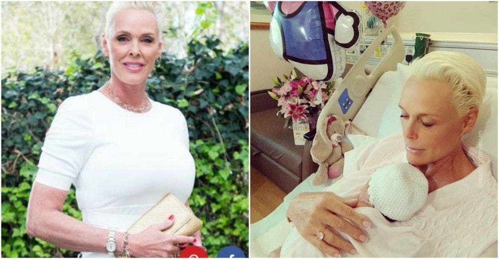  embarazada a los 54 años brigitte nielsen bebe nro 5 dar a luz nacio