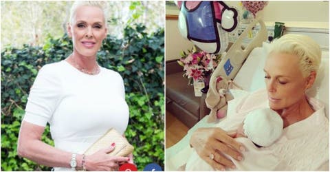 embarazada a los 54 años brigitte nielsen bebe nro 5 dar a luz nacio