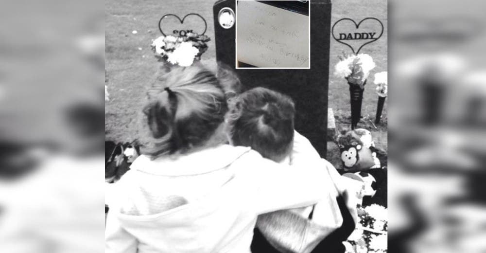 Un niño de 7 años le envía una carta al cielo a su papá y se emociona con la respuesta