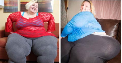 Pesa 245 kilos y quiere aumentar de peso para ser la mujer con las caderas más grandes del mundo