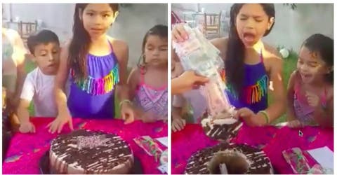 Una mujer arruina el pastel de cumpleaños de su hija recibiendo miles de críticas en las redes