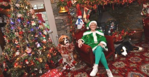Gasta más de 33.000 euros decorando su casa de Navidad y sorprende a todos con el resultado
