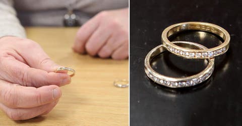Pierde su anillo de diamantes por el retrete y logra recuperarlo 9 años después