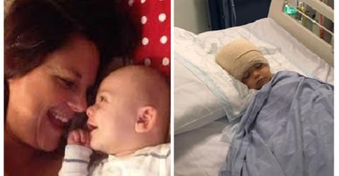 Su bebé no paraba de reír y la causa era un tumor que crecía en su cerebro