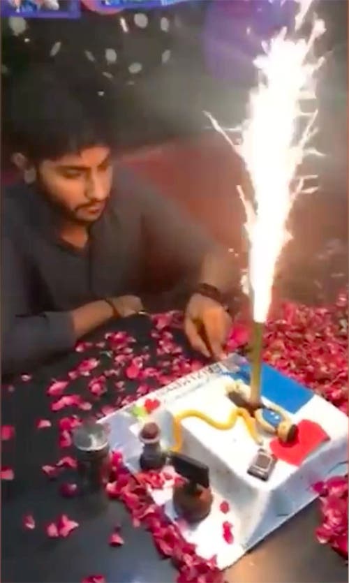 Cumpleañero fuego