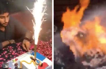 Cumpleañero fuego