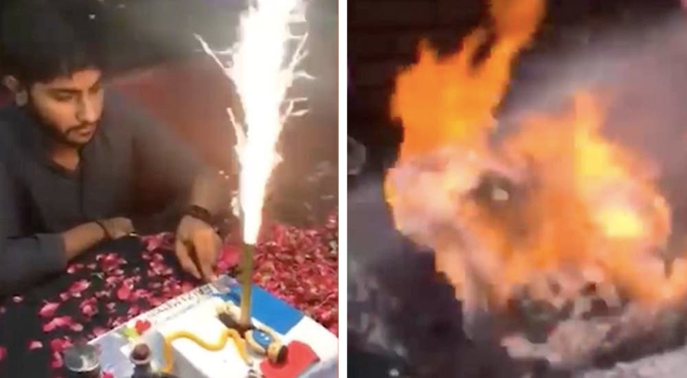 Cumpleañero fuego