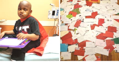 Un niño enfermo de cáncer colapsa las oficinas de correo con una increíble petición de Navidad