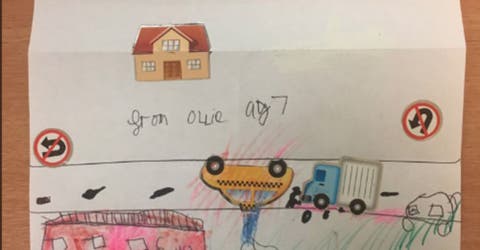 Un niño de 7 años envía una carta a los bomberos que lo rescataron tras un trágico accidente