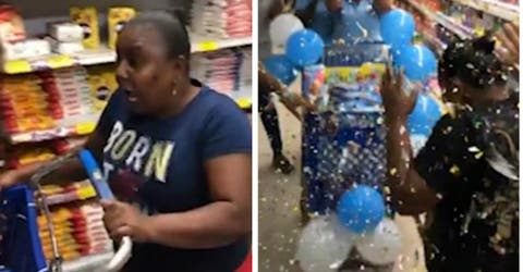 El error de la ganadora de un “minuto millonario” en un supermercado se hizo viral