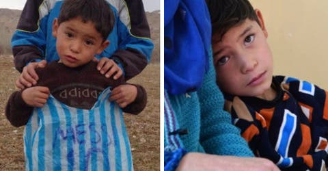 El drama del niño afgano que logró el sueño de conocer a Messi conmueve al mundo