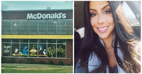 Advierte una inusual escena de la Natividad en McDonald´s, toma una foto y se vuelve viral