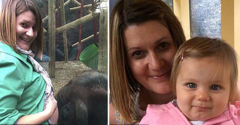 Tras perder a 6 bebés asegura que el beso de un orangután le concedió el milagro de ser madre