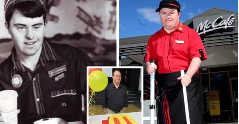 La emotiva despedida de un chico con Síndrome de Down que trabajó 32 años en McDonald’s