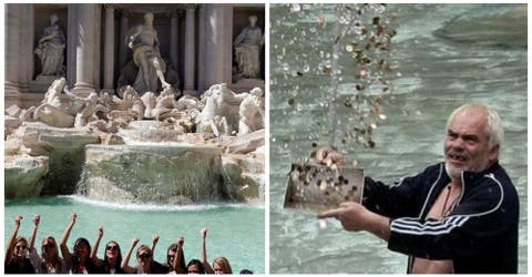 El hombre que «robó» todos los días durante 34 años las monedas de la Fontana di Trevi