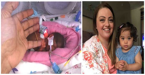 La historia de la bebé que se recupera milagrosamente tras nacer pesando 454 gramos