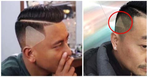 Pide que le corten igual a un video, pero el barbero sólo se fijó en el ícono de reproducción