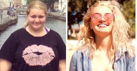 Una joven de 18 años pierde más de 67 kilos cansada de que se rieran de ella