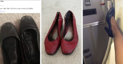 El extraño negocio detrás de los zapatos y calcetines usados por las azafatas