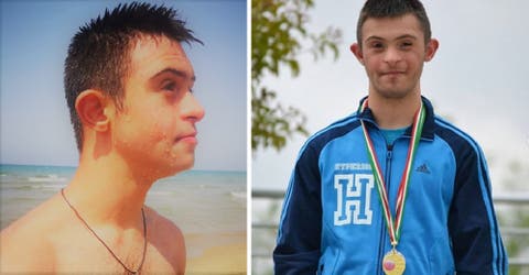 Un joven con Síndrome de Down arriesga su vida para salvar a 2 niñas que se ahogaban en el mar
