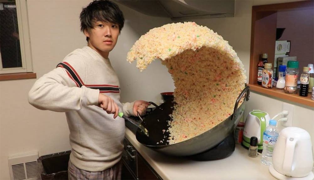 Revelan el secreto de la gigante ola de arroz que sorprendió a miles de usuarios en YouTube Revelan el secreto de la gigante ola de arroz que sorprendió a miles de usuarios en YouTube