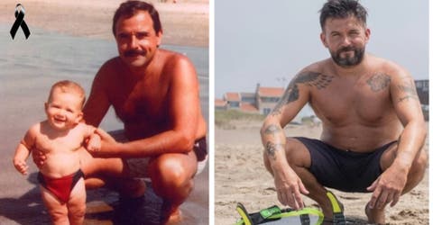 Le rinde un emotivo homenaje a su papá en la playa donde compartieron juntos por última vez