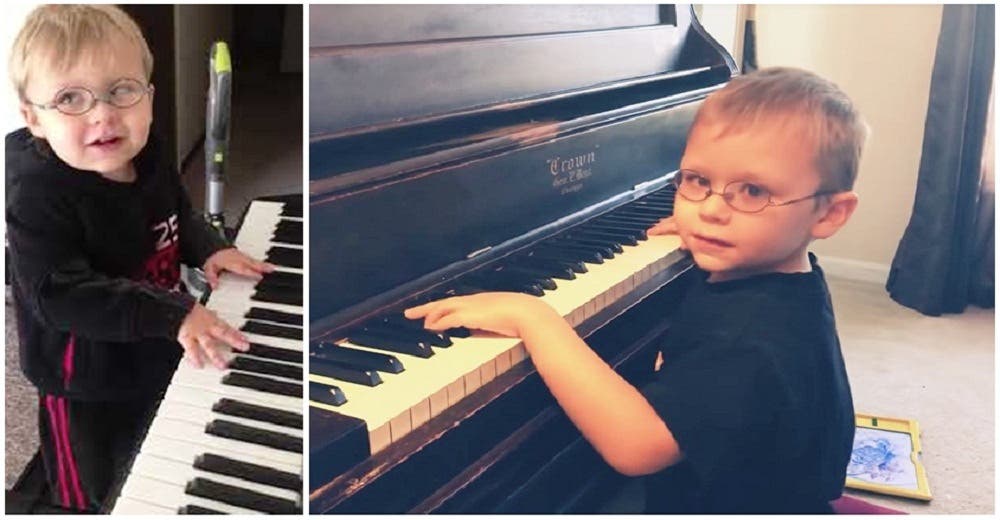 El vídeo de un niño ciego de 6 años que lo consagró como un nuevo prodigio de la música