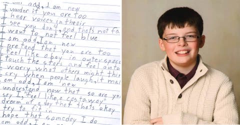 El emotivo poema de un niño con Asperger sobre sí mismo que ha conmovido al mundo
