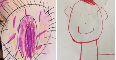 Los 15 dibujos hechos por niños que ilustran situaciones vergonzosas y divertidas de sus padres