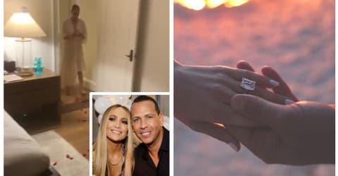 Jennifer López se compromete tras recibir una exuberante propuesta de matrimonio