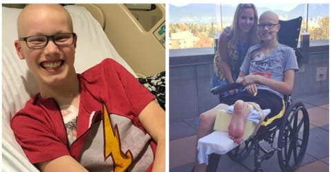 Recupera la esperanza a los 14 años tras una cirugía en la que su pie reemplaza su rodilla