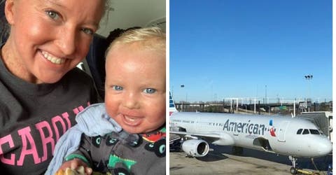 La expulsan de un avión a ella y su bebé por una rara enfermedad genética