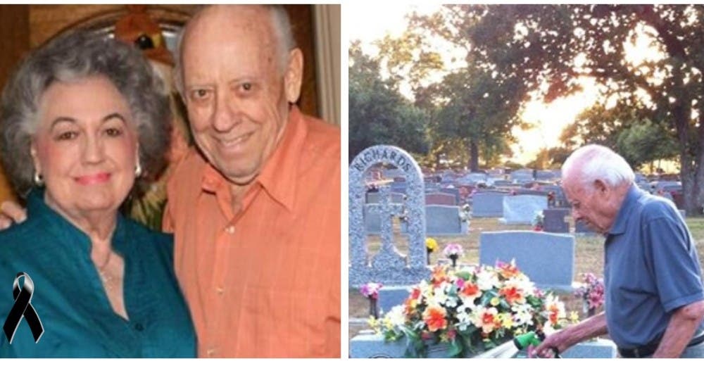 Su hijo se queda conmovido al ver lo que hace su padre cuando visita la tumba de su esposa Su hijo se queda conmovido al ver lo que hace su padre cuando visita la tumba de su esposa