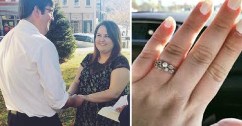Responden al cruel comentario de una vendedora mientras compraban su anillo de compromiso