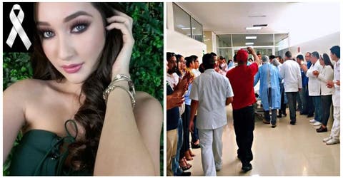 El último adiós a la reina de belleza Elisa Juárez antes de salvar a 5 personas con sus órganos