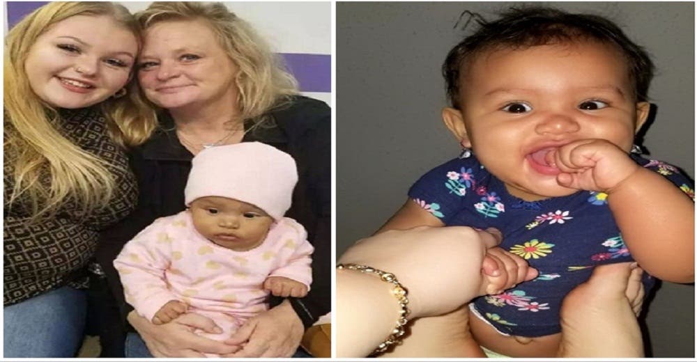 Una bebé de 10 meses es amamantada por su madre y por su abuela en turnos compartidos Una bebé de 10 meses es amamantada por su madre y por su abuela en turnos compartidos