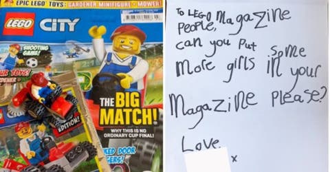 Una niña de 4 años escribe una petición a la marca LEGO que fue respondida el mismo día