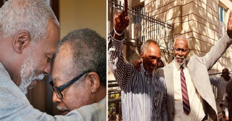 Tío y sobrino recuperan su libertad después de 42 años tras las rejas siendo inocentes