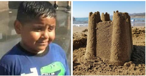 El emotivo mensaje de un niño que adora hacer castillos de arena pero no conoce la playa