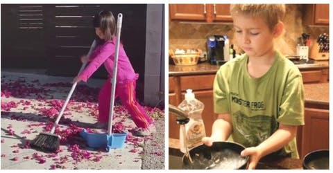 Los expertos revelan las consecuencias de que los niños participen en las tareas del hogar