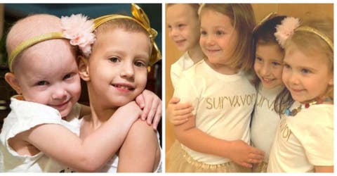 Se reencuentran las 4 niñas que se conocieron en el hospital luchando contra el cáncer