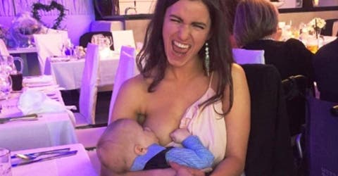 Le llovieron las críticas por publicar una foto amamantando a su bebé, ella no dudó en responder