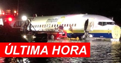 Un avión con 143 pasajeros a bordo se estrella contra un río en Florida