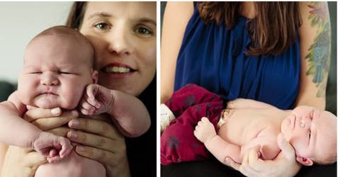 Da a luz a un niño de casi 6 kilos a través de un parto natural y sin epidural