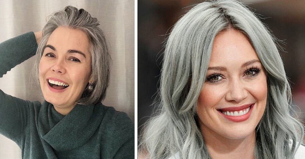 Aceptar el cabello canoso se convierte en una tendencia que hasta las celebridades prefieren